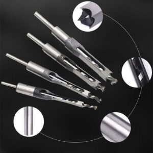 SquareDrill, wiertła do drewna (4 sztuki)